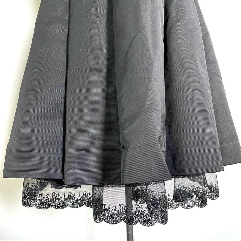 Jason Wu for Target Black Dress Womens Size Small Sequin Scallop Fit & Flare - Picture 8 of 13
